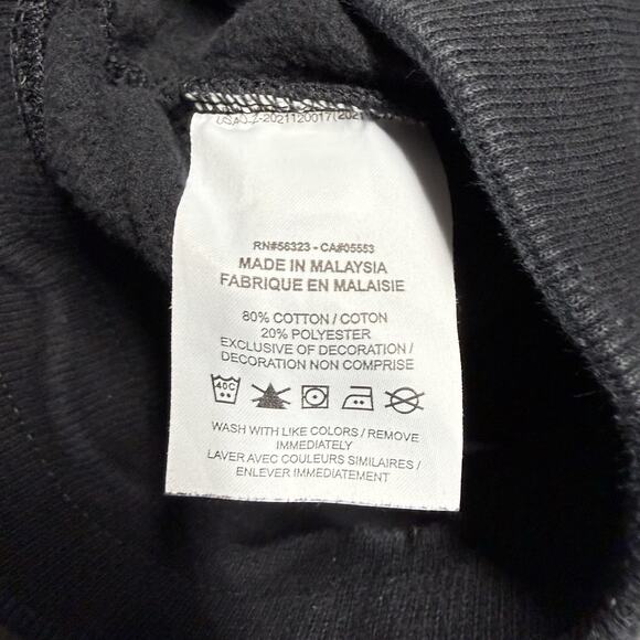 Nike Joggers Sweatpants Mens Small Black Fleece Tapered Pockets Workout Comfort - Picture 3 of 7